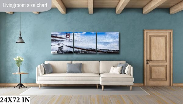 Golden Gate Bridge Wave Crash – San Francisco Coastal Photo - Image 6