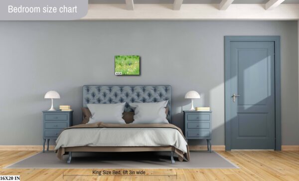 A bedroom with two nightstands and a bed.