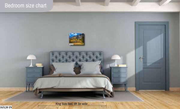A bedroom with two nightstands and a bed.