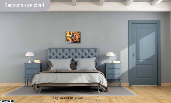 A bedroom with two nightstands and a bed.