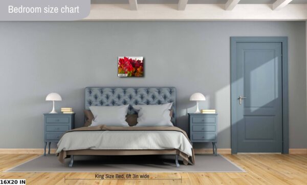 A bedroom with two nightstands and a bed.