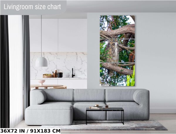 A living room with a couch and table