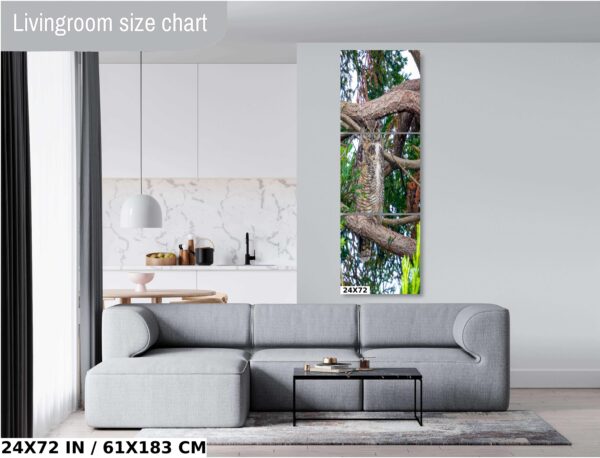 A living room with a couch and table