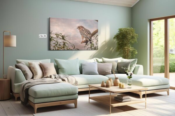 A living room with a couch and table