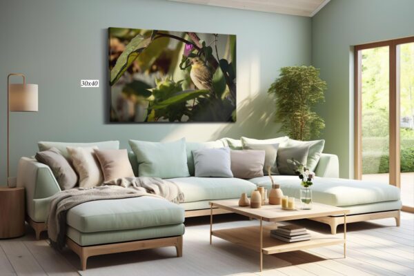 A living room with a couch and coffee table