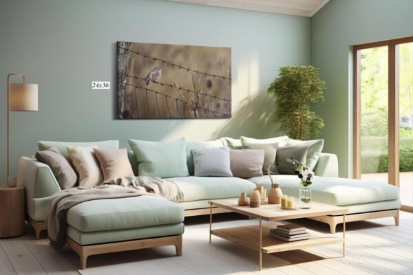 A living room with a couch and table