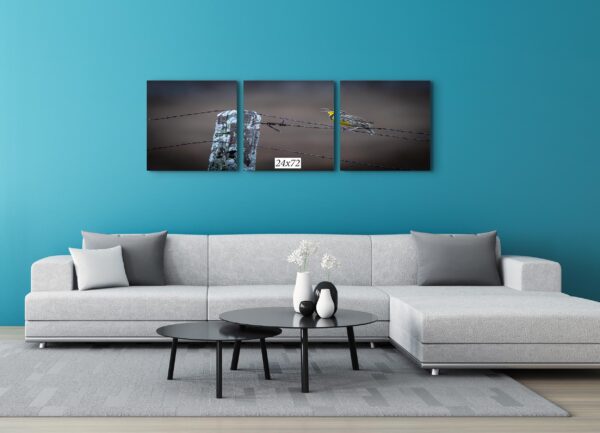 A living room with a couch and table
