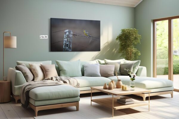 A living room with a couch and table