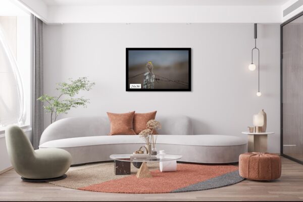 A living room with a couch and coffee table