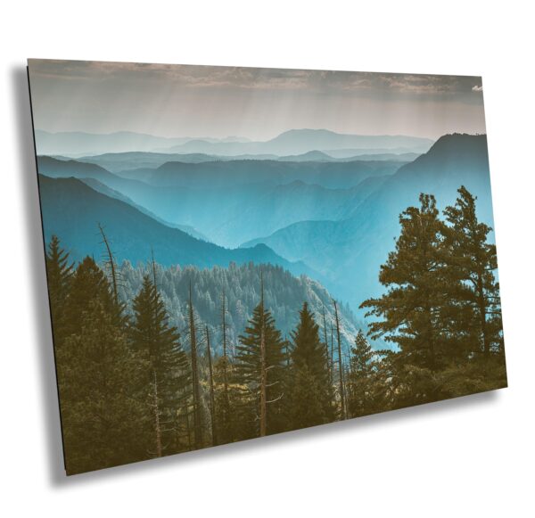 A view of the mountains from above.