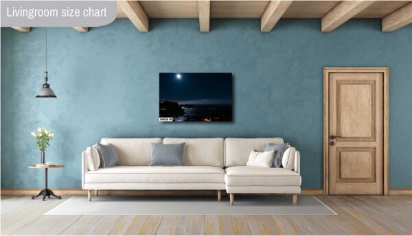 A living room with a couch and a television