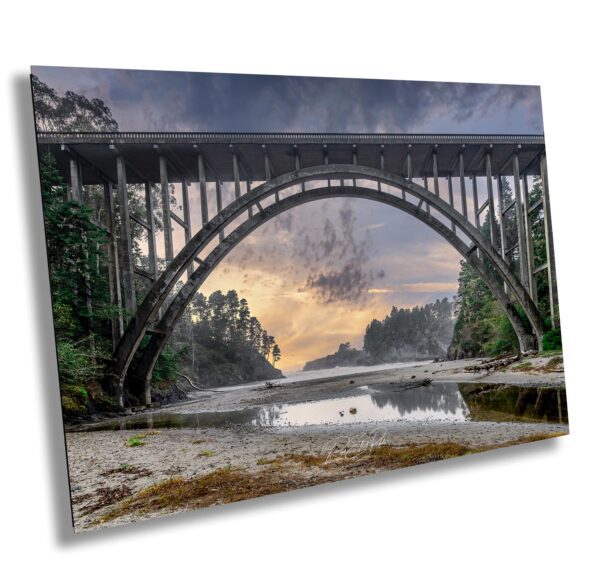 A bridge that is over the water