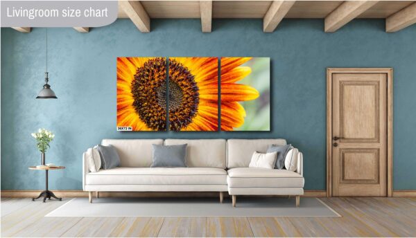 A large sunflower sitting on top of a wall.