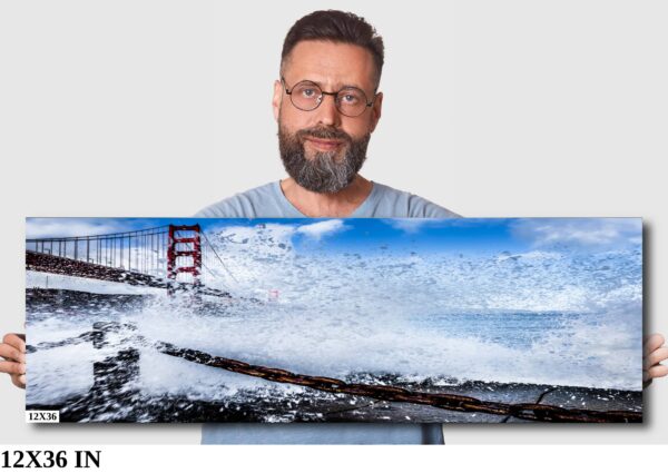 Golden Gate Bridge Wave Crash – San Francisco Coastal Photo - Image 10